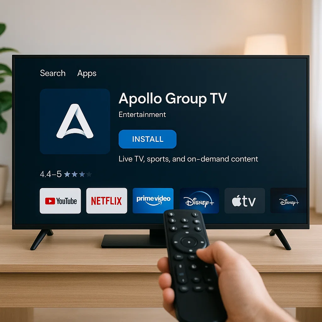 Install Apollo Group TV  Smart TV Apps
