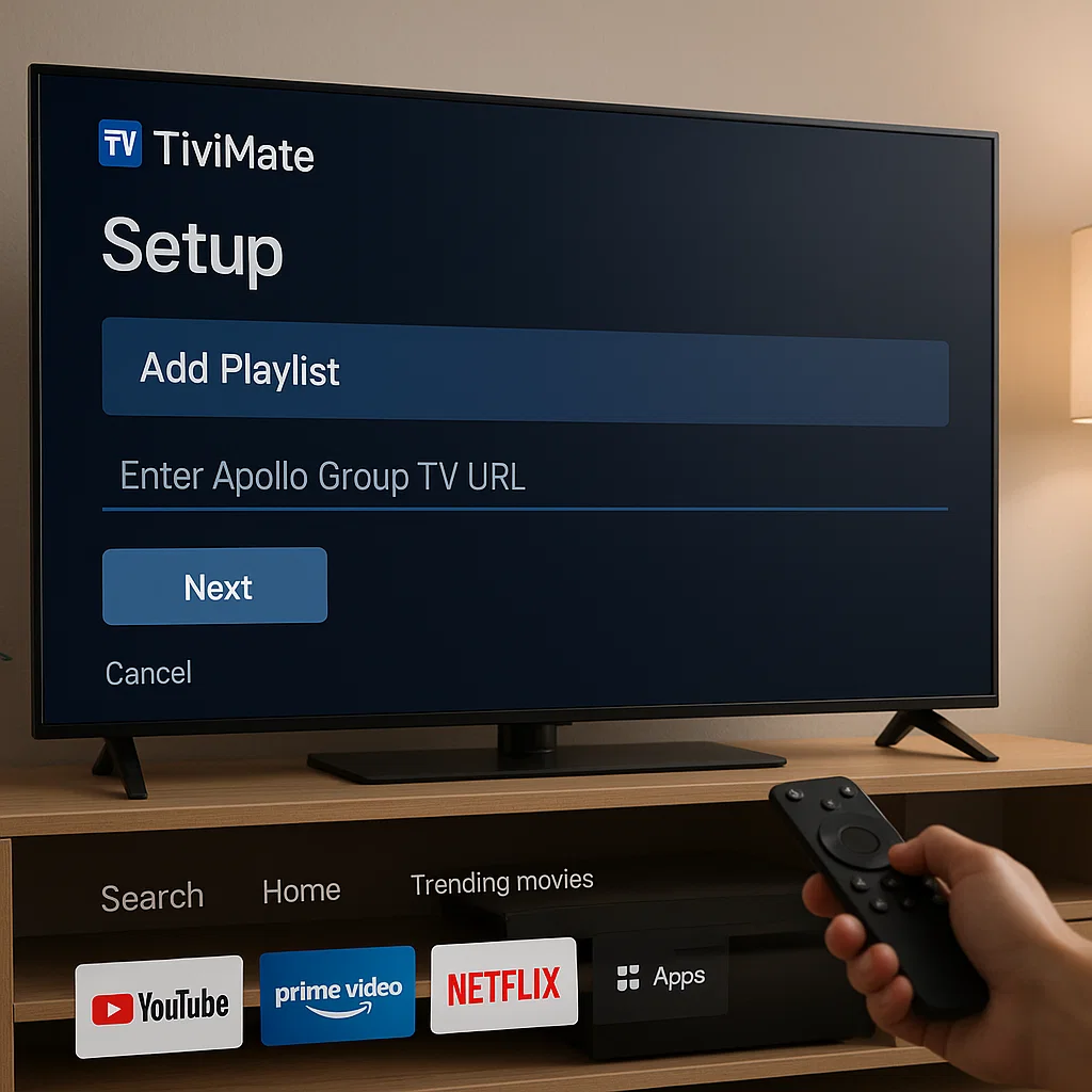 Set Up TiviMate with Apollo TV