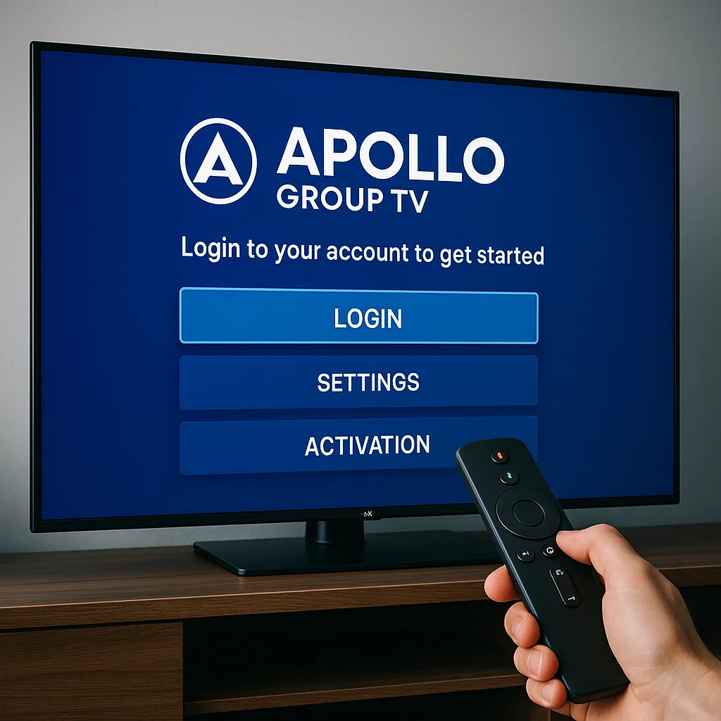 Apollo Group TV Android TV Setup