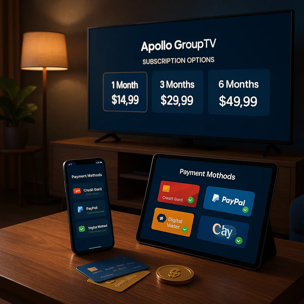 Apollo Group TV Payment Methods 2026