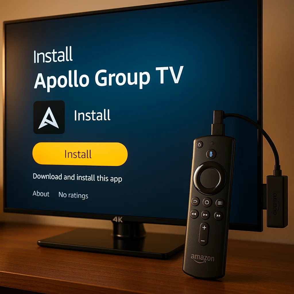Install Apollo Group TV on Firestick
