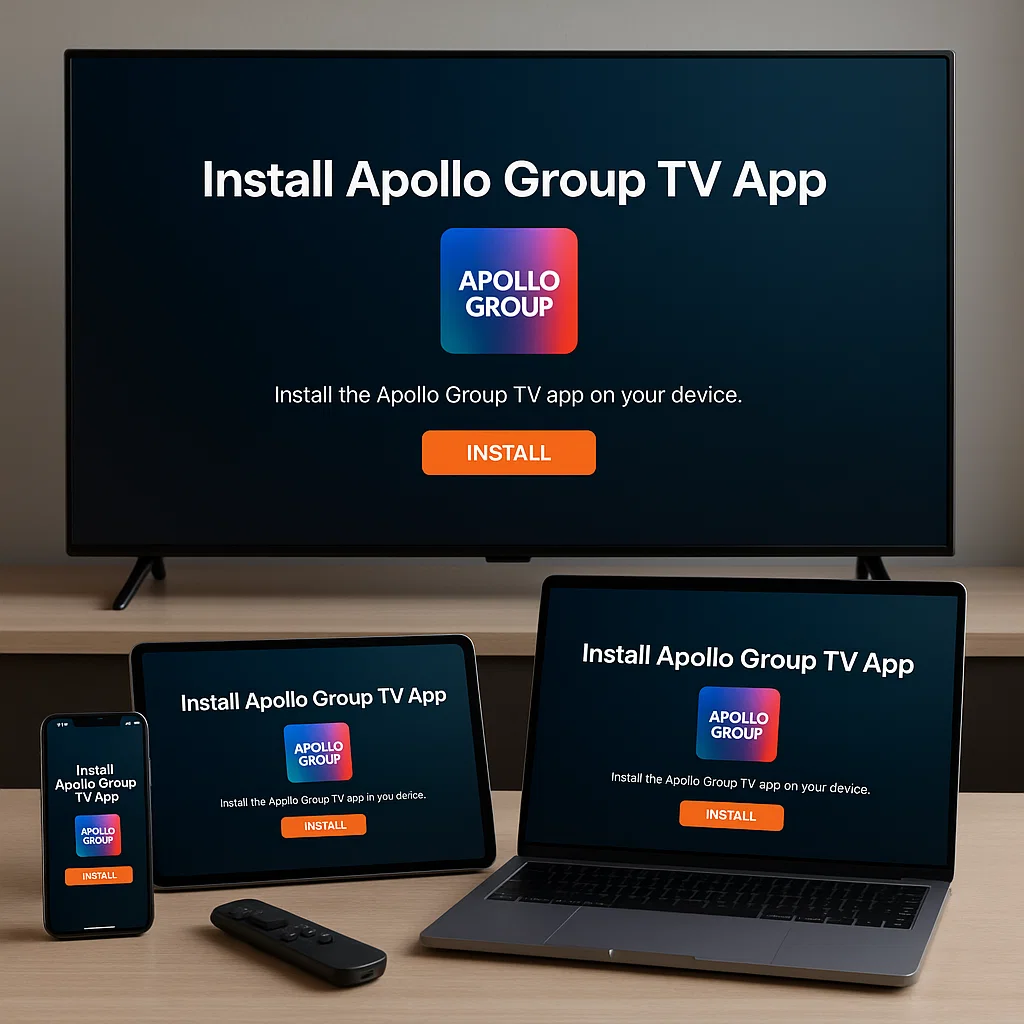 Installation Apollo Group TV App for All Devices