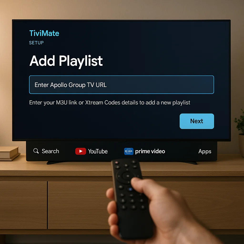 Set Up TiviMate with Apollo TV